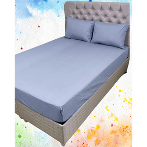 Juego de Sábanas y Fundas de Almohada King Size 100% Algodón con Elástico, 2 Fundas de Almohada - Product Image 4