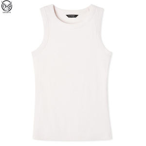 เสื้อกล้ามเอวลอยทรงหลวมเข้ารูปสำหรับใส่ไปยิมเสื้อผ้าสำหรับผู้หญิงเสื้อผ้าเนื้อนุ่มลำลองออกแบบได้ตามต้องการ - Product Image 6