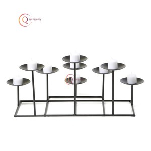 Hot Selling Mini <b>Candle</b> <b>Holder</b> Metal Tea Light Unique <b>Candle</b> Jar Black Color Coated for Christmas Decor <b>Candle</b> <b>Stick</b> <b>Holder</b> - Product Image 3