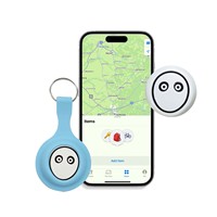 Traceur GPS pour iPhone et Android, localisateur intelligent anti-perte avec batterie 3 ans pour clés, portefeuille et sac