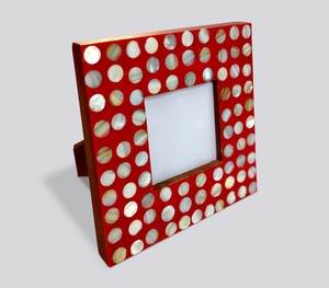 กรอบรูปไม้สี่เหลี่ยมผืนผ้าดีไซน์เนอร์สีน้ำตาลทำด้วยมือสำหรับติดตั้งบนโต๊ะกรอบรูปไม้ที่ไม่เหมือนใคร - Product Image 6