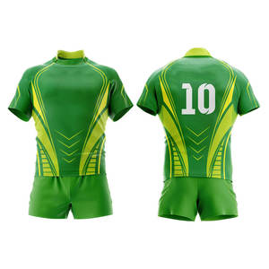 Service OEM Vêtements d'entraînement Uniforme de rugby 2024 Nouvelle conception Conception personnalisée et logo Uniformes de rugby à bas quantité minimale de commande - Product Image 1