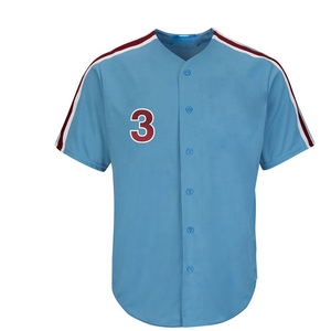 Индивидуальная одежда для команды OEM, бейсбольная майка, индивидуальный дизайн, оптовая продажа, бейсбольная майка на пуговицах, производитель из Пакистана - Product Image 4