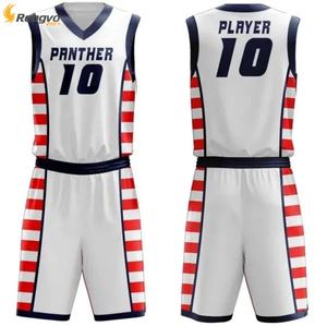 Uniforme de basket-ball sur mesure de haute qualité Maillot de sport respirant Ensembles de sublimation de mode - Product Image 6