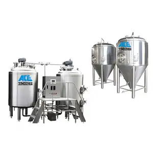 Multifuncional 5Bbl Micro Brewing Equipment Beer Brewery Machine para la venta