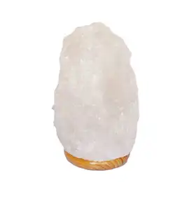 Himalayan White <b>Salt</b> Natural Shape Mini USB <b>Lamps</b>, White Himalayan <b>Salt</b> <b>Crystal</b> <b>Lamp</b> with USB, Himalayan Natural <b>Salt</b> White USB - Product Image 1