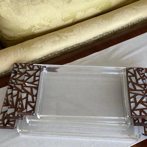 ถาดอะคริลิคประดับมุกอย่างดี งานแฮนด์เมด สำหรับเสิร์ฟช็อกโกแลตและขนม ของขวัญสุดหรูสำหรับรอมฎอนและอีด - Product Image 4