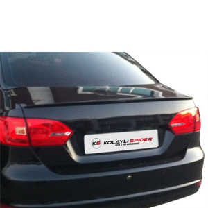Volkswagen Jetta 2012-2017 FRP Single Deck <b>Rear</b> Trunk <b>Spoiler</b>-Replacement Tail Wing - Product Image 1