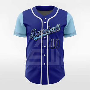 Plus Size High Quality Breathable Lightweight <b>Baseball</b> Jersey Customized Training Team Wear 100% Polyester in Low Price - Product Image 1