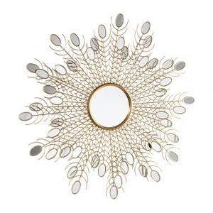 Trend Selling Iron <b>Mirror</b> Art <b>Irregular</b> Circular Living Room Metal Frame Wall <b>Mirror</b> Decor Christmas Vintage Luxury Space Casual - Product Image 4