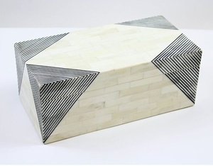 Boîte-cadeau de stockage de bijoux en incrustation d'os de meilleure qualité avec affichage élégant pour emballage de qualité supérieure d'Inde - Product Image 2