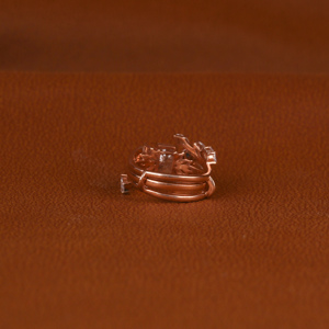 Ensemble de bagues de fiançailles en diamant de laboratoire 1.6 carats coupe rayonnante Vintage taille marquise diamant latéral plaqué or rose certifié IGI - Product Image 3