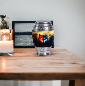 โกศใส่เถ้ากระดูกสำหรับคน ยี่ห้อ Fox Cremation รุ่น Keepsake สำหรับผู้ใหญ่ ทั้งชายและหญิง สไตล์ยุโรป เป็นมิตรกับสิ่งแวดล้อม ปรับแต่งได้ ขนาด 10 นิ้ว - Product Image 2