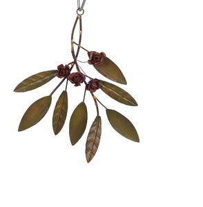 Bouquet d'art mural, quincaillerie de créateur, bouquet de gui en fer pour votre magasin, bouquet suspendu en macramé - Product Image 4