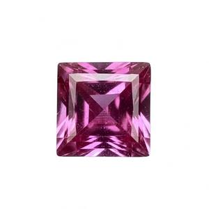 Premium Lab Grown Pink Sapphire Square Princess Cut 4*4 pour la fabrication de bijoux - Product Image 1