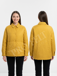 Chaqueta de Invierno para Mujer, Talla Grande, Personalizada, de Fieltro Profesional, Acolchada, con Cuello en Punta, Transpirable, de Poliamida Reciclada - Product Image 6