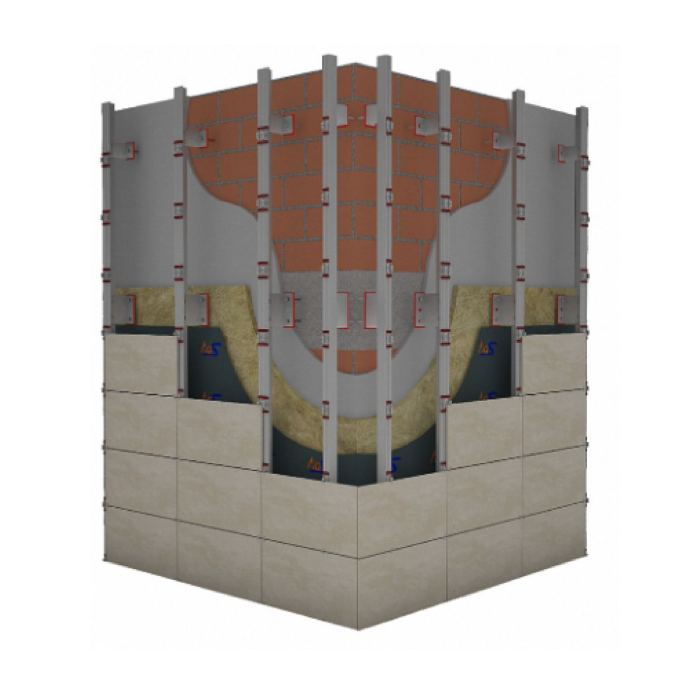 porcelain mechanical cladding system