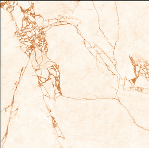 600x600mm đánh bóng màu be đá cẩm thạch nhìn sứ ngói với đậm veining thanh lịch độ bóng cao kết thúc cho sàn hiện đại - Product Image 1