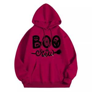 Sudadera con capucha de invierno informal para mujer 100% algodón estampado Puff bordado Zip-up pulóver estilo moda impreso Sudadera con capucha al por mayor - Product Image 5