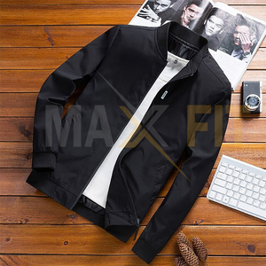 Maxfit ชุดกีฬา2023สำหรับผู้ชายเสื้อแจ็กเก็ตบอมเบอร์ทรงสลิมฟิตลำลองผ้าแคนวาสสำหรับฤดูใบไม้ผลิและฤดูใบไม้ร่วงขนาด4XL ใหม่ - Product Image 4