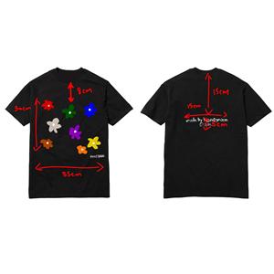 T-Shirt tricoté surdimensionné unisexe 100% coton vente en gros personnalisé respirant séchage rapide 280gsm motif imprimé Vietnam Design - Product Image 1