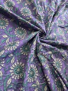 Tela de Algodón Ligera de Primera Calidad con Estampado Floral Hecho a Mano, Textura Suave, 5 Yardas, para Confección de Vestidos y Kurtis - Product Image 5