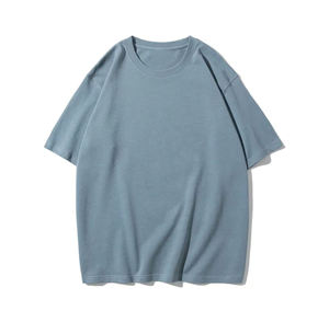 2025 Nueva camiseta de gran tamaño hecha a medida de alta calidad para hombres, precio barato para hombres, venta al por mayor, Camiseta de algodón 100% de peso pesado para hombres - Product Image 2