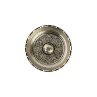 Bol de Hammam turc traditionnel plaqué cuivre et chrome Design marocain moderne Lavabo de salle de bain durable Prix spécial pour commande en gros