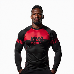 Vêtement de combat MMA personnalisé respirant pour le BJJ, idéal pour l'entraînement en salle de sport, 100% polyester sublimé - Product Image 6