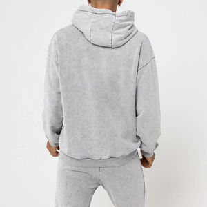 Conjunto Deportivo Informal de Algodón Grueso para Hombre, con Capucha, para Invierno - Product Image 6