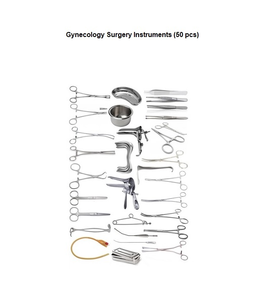 Juego de Instrumentos Quirúrgicos de Ginecología de Acero Inoxidable, Juego Manual de 50 Piezas - Product Image 5