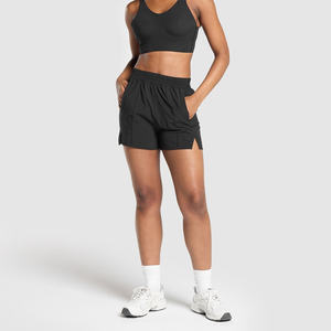 กางเกงขาสั้นเอวสูงสำหรับผู้หญิงกางเกงกีฬาฟิตเนสโยคะระบายอากาศได้ดี - Product Image 6