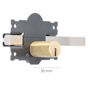 กุญแจเซอร์โรโจ บี-2 แบบ 2 ด้าน พร้อมสลักขนาด 183 มม. กระบอกสูบกลมขนาด 50 มม. - Product Image 4