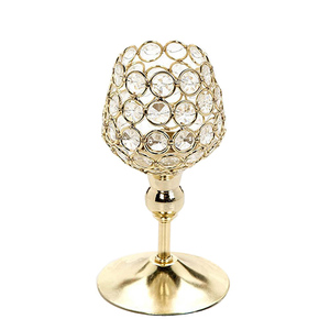 Soporte votivo de acabado dorado de Metal de aspecto recién llegado para el hogar, Hotel, restaurante, cafetería, cafeterías, artículo decorativo hecho a mano - Product Image 4