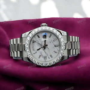 Bijoux légers de haute qualité bijoux de luxe rappeurs personnalisation professionnelle argent luxe coupe glacée montre pour homme - Product Image 1