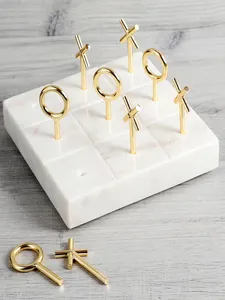 Marbre avec métal steek parfait Tic-Tac-Toe Game meilleur design avec la meilleure qualité pour enfant par Target World - Product Image 5