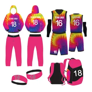 Groothandel Aankomst 2023 Volledige Set Basketbalkit Team Mode Basketbal Uniformen Kit Basketbal Voetbal Jersey Custom