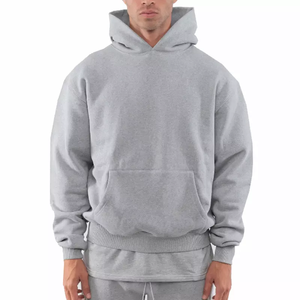 Sudadera con capucha Lisa 100% algodón de alta calidad algodón grueso pesado francés Terry pulóver personalizado polar Sudadera con capucha de gran tamaño DDP envío - Product Image 6