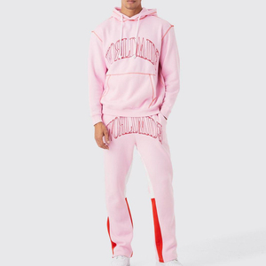 2025 nouveau décontracté hommes pull survêtements ensemble Chenille broderie vêtements de sport imprimé deux pièces pour l'automne et l'hiver - Product Image 1