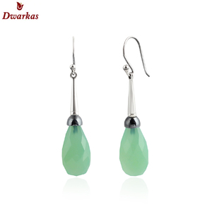 925 boucles d'oreilles pendantes en argent Sterling haute qualité classique Rose Quartz pierre précieuse pour cadeau de fête de mariage pour les femmes - Product Image 3