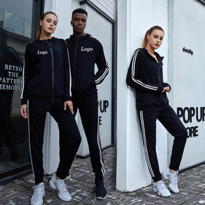 Conjunto de Sudadera con Capucha y Pantalones Deportivos con Logotipo Personalizado, Marca Privada, Chándal Deportivo para Hombre, Mujer, Unisex - Product Image 2