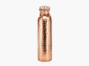 Botella de agua de cobre | Cobre 100% | A prueba de fugas | Imitación antigua redonda MS Handicraft - Product Image 4