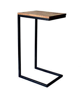Mango Wood and Iron <b>Set</b> <b>of</b> 3 Nesting <b>Coffee</b> <b>Table</b> Modern Industrial Design Eco-Friendly Handcrafted Furniture From India - Product Image 1