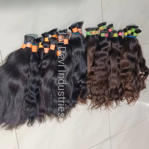 100% vrais paquets de cheveux humains vierges indiens bruts naturels extensions colorées de qualité 15A du meilleur fournisseur - Product Image 1