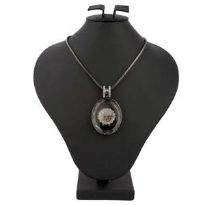 Women's Fancy Chain <b>Locket</b> - Black - Product Image 2