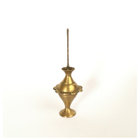 Porte-bouteille en laiton de khôl antique Cadeau islamique unique Souvenir arabe Cadeaux du Moyen-Orient Décor de porte-eyeliner arabe Kajal