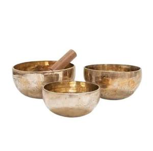 Bol chantant en aluminium finition laiton poli, écologique, style bouddhiste, pour la décoration de la maison et des restaurants, fournisseur indien - Product Image 1