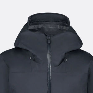 Chaqueta Impermeable Personalizable para Mujer, Chaqueta a Prueba de Viento con Capucha, Tejido con Cremallera, Patrón Sólido, Chaquetas al Aire Libre, Venta Al por Mayor - Product Image 2