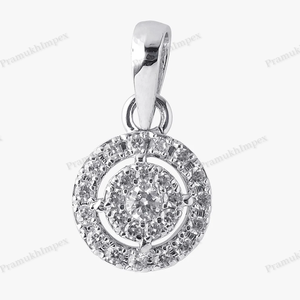 จี้เงินสีขาวสีทองโมอิสซาไนท์จี้ฮิปฮอปสร้อยคอทันสมัยจี้ทรงกลมสองรูปแบบจี้ได้รับการรับรองจากกรา - Product Image 4