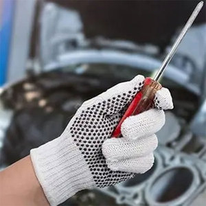 Best Quality Comfortable Knitted Cotton Gloves Custom Size Made In Pakistan Cotton Gloves For Adult - Product Image 6